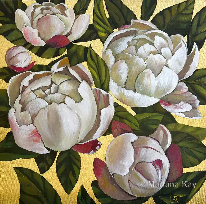 Figurative 13 Luminous peonies