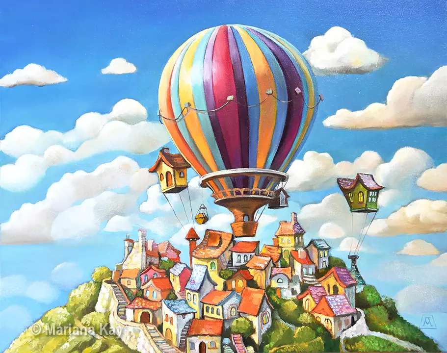 The flying balloon