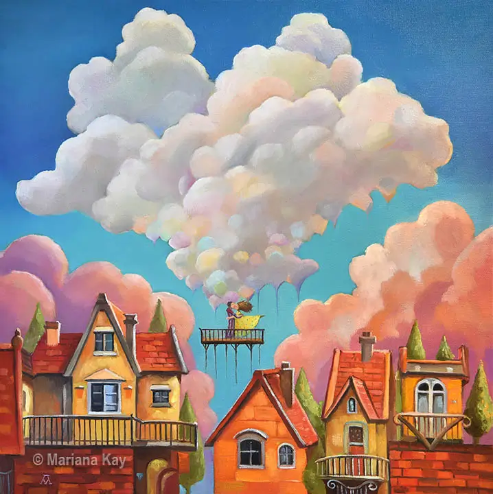 The pink clouds